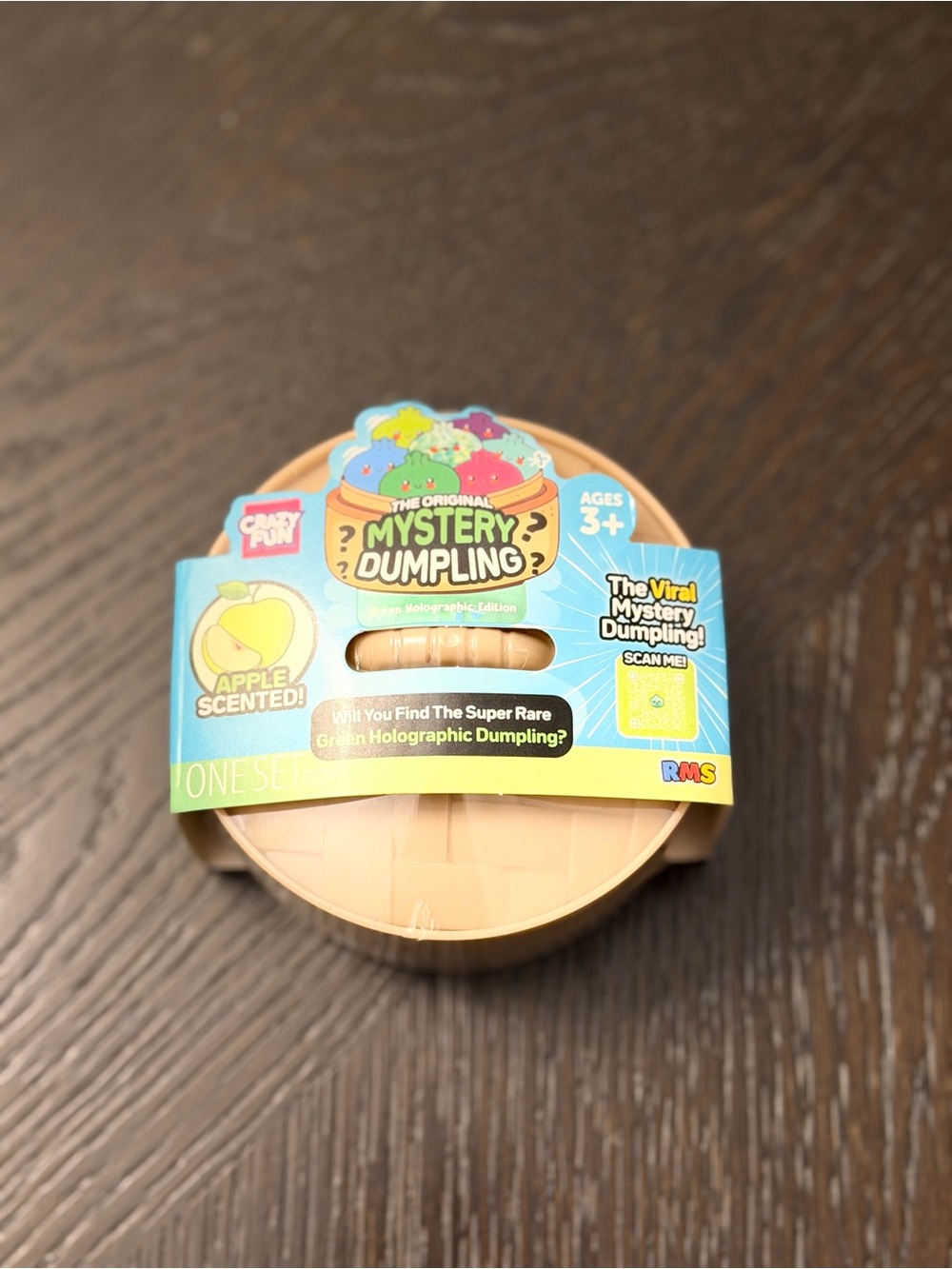 Viral RMS Crazy Fun Mystery Dumpling Green Holographic Apple-Scented Squishy